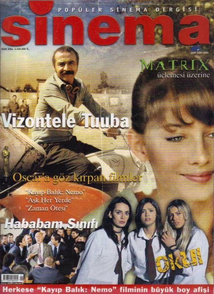 SINEMA magazine side cover  January 2004