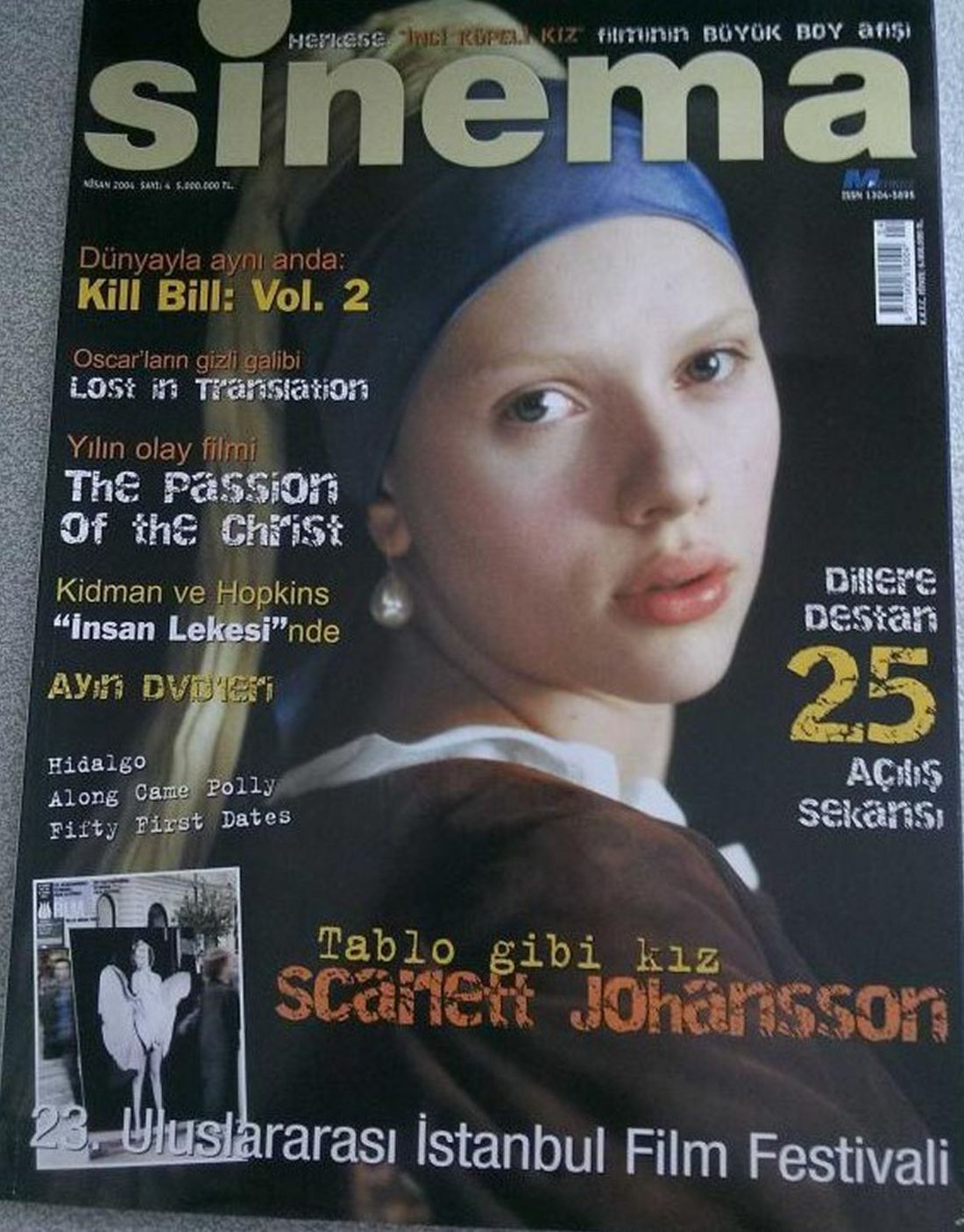 SINEMA magazine side cover  April 2004