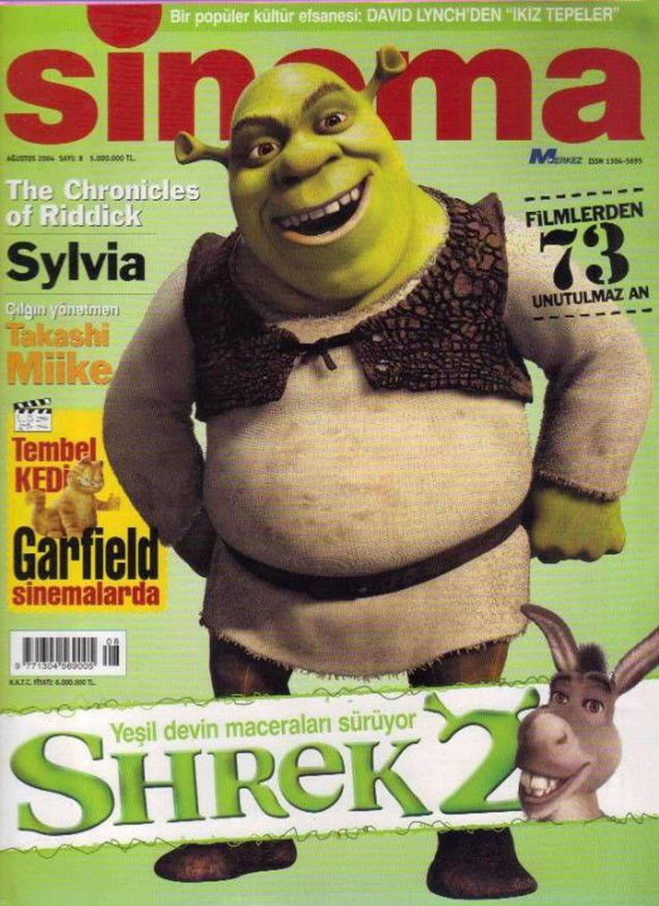 SINEMA magazine side cover  August 2004