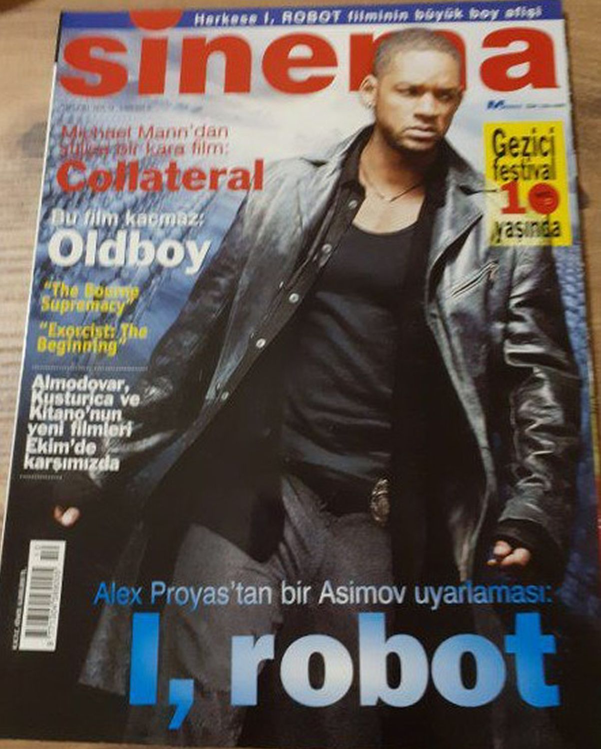 SINEMA magazine side cover  October 2004