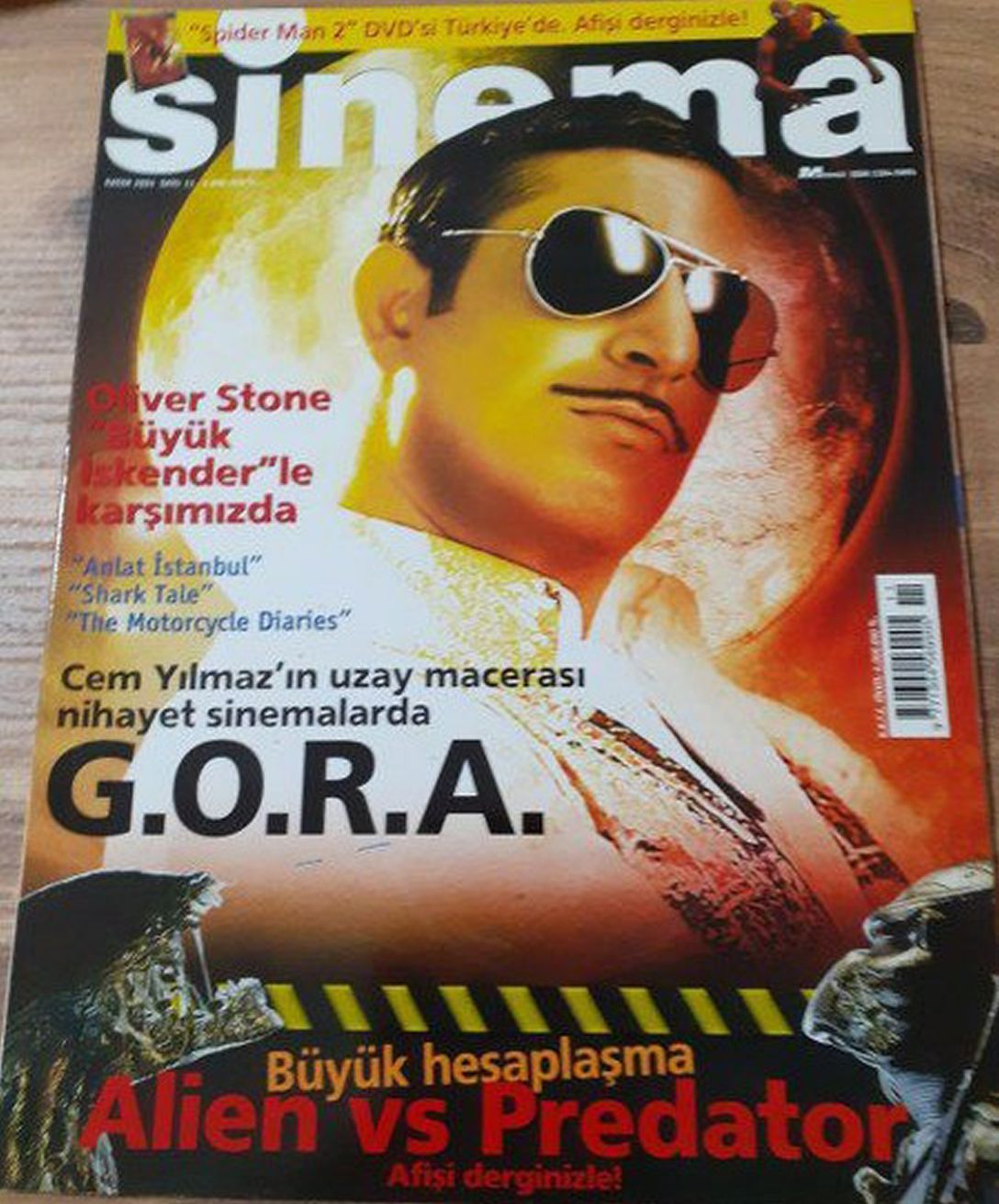 SINEMA magazine side cover  November 2004