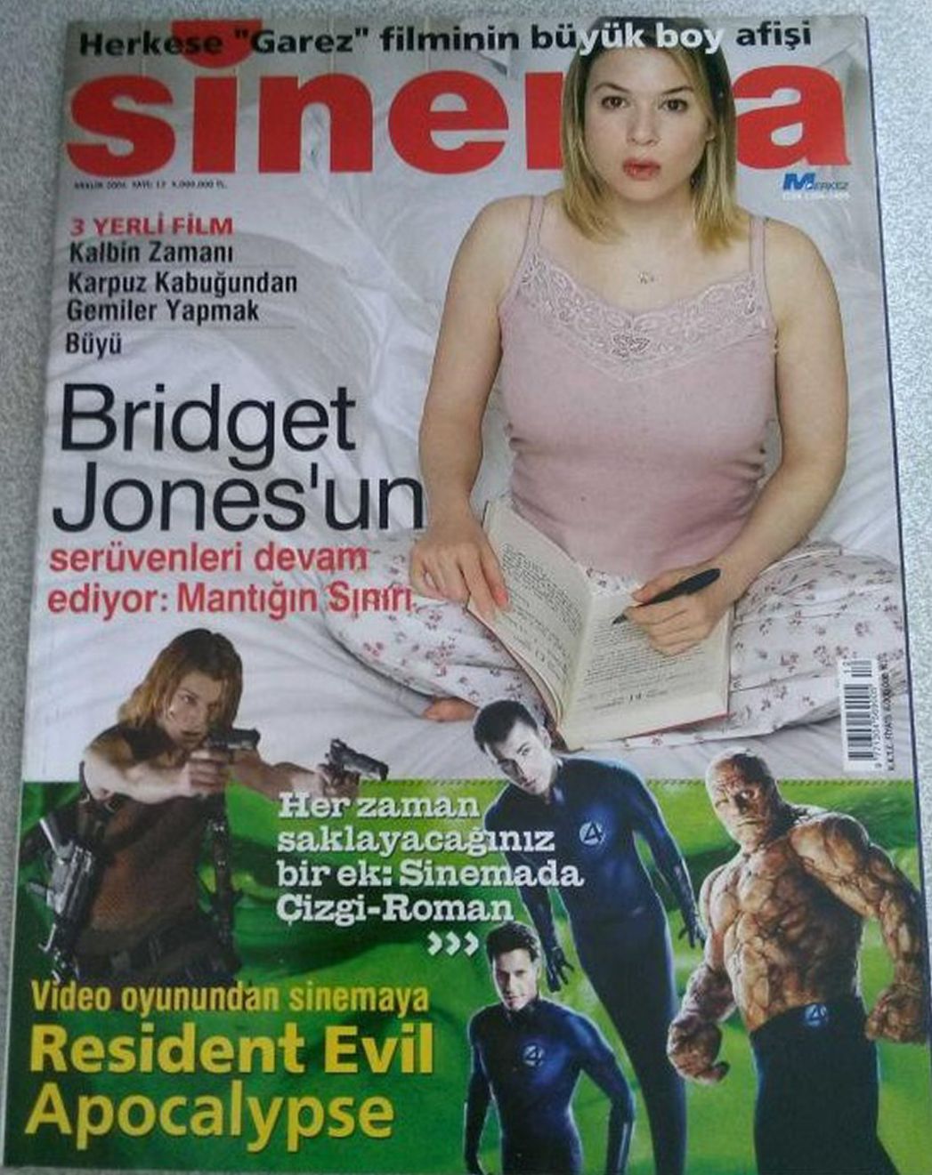 SINEMA magazine side cover  December 2004