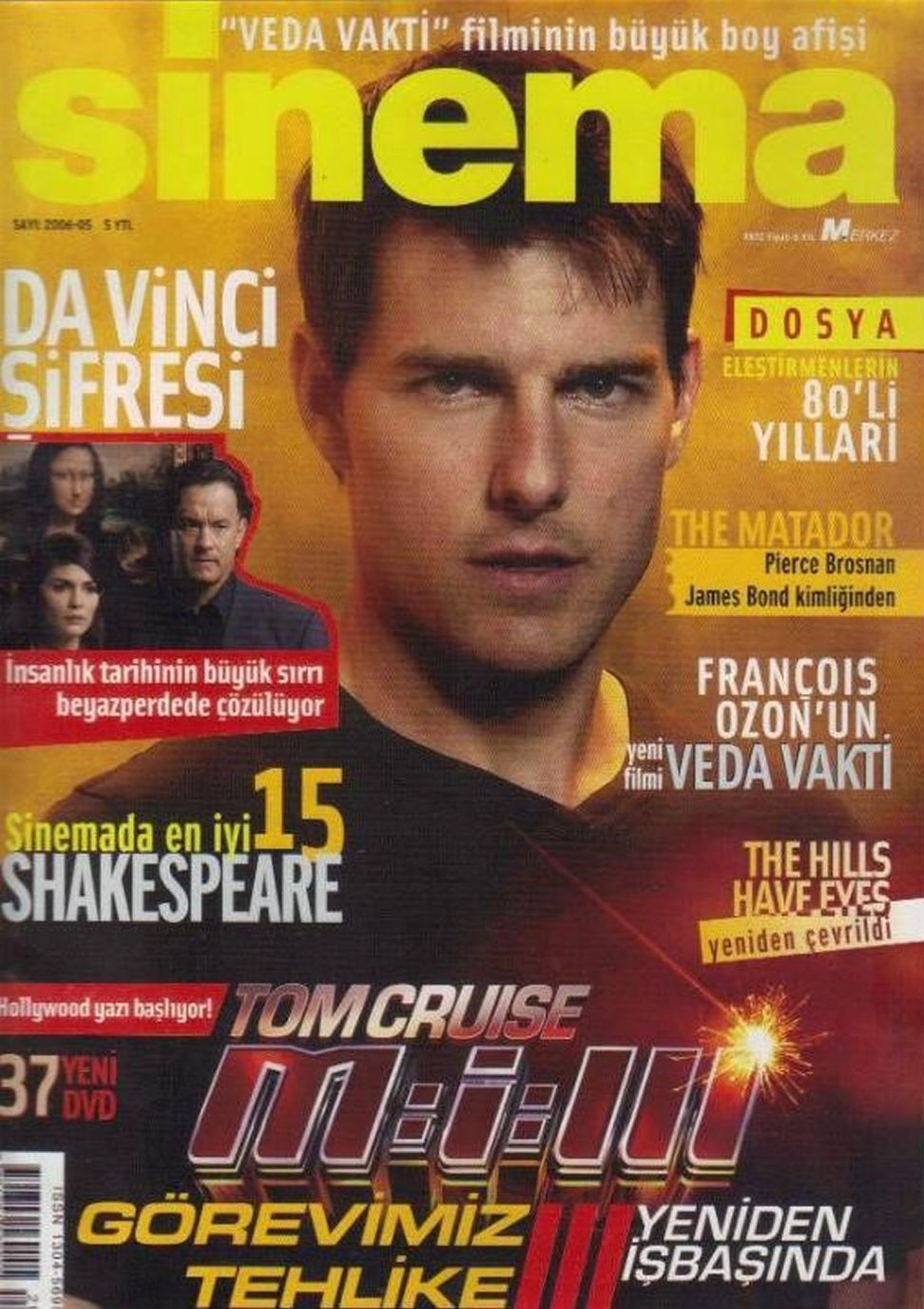 SINEMA magazine side cover  May 2006