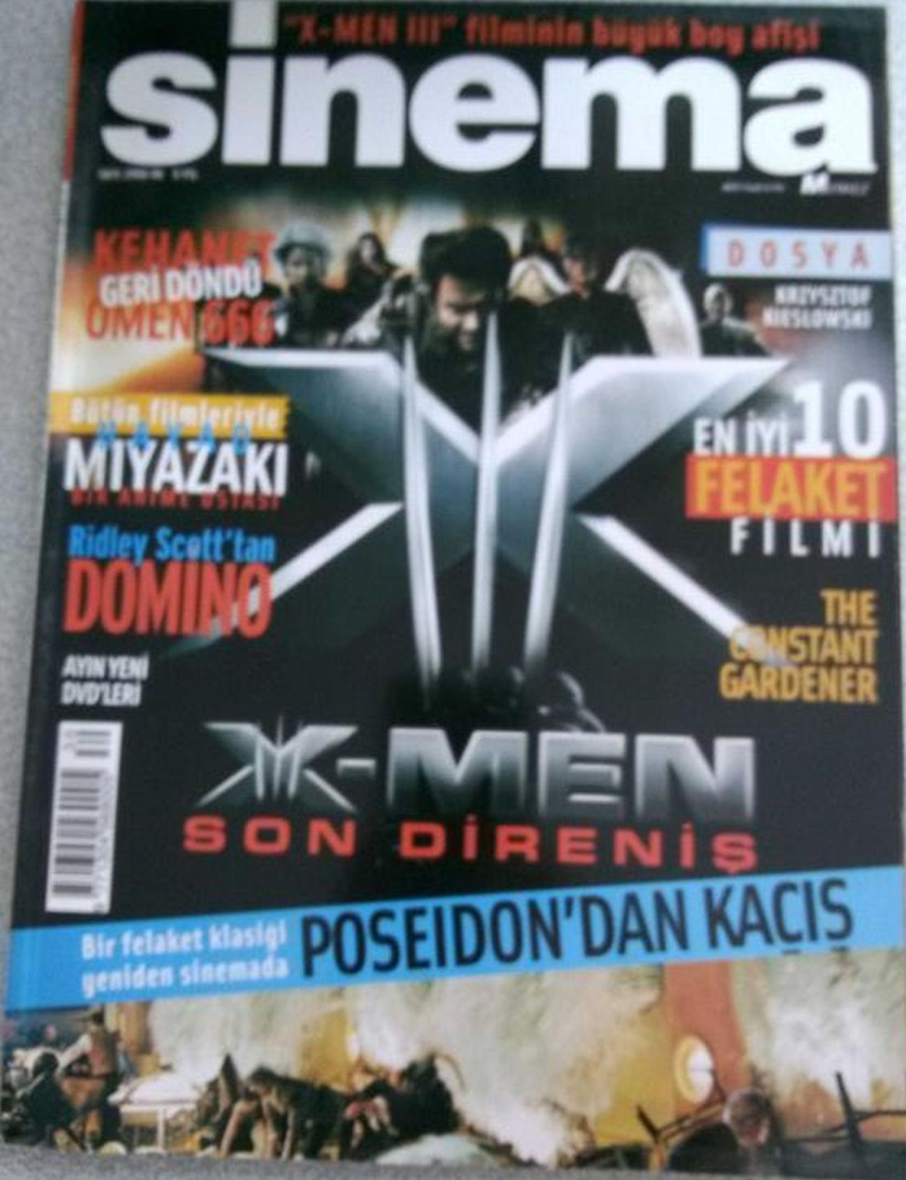 SINEMA magazine side cover  June 2006