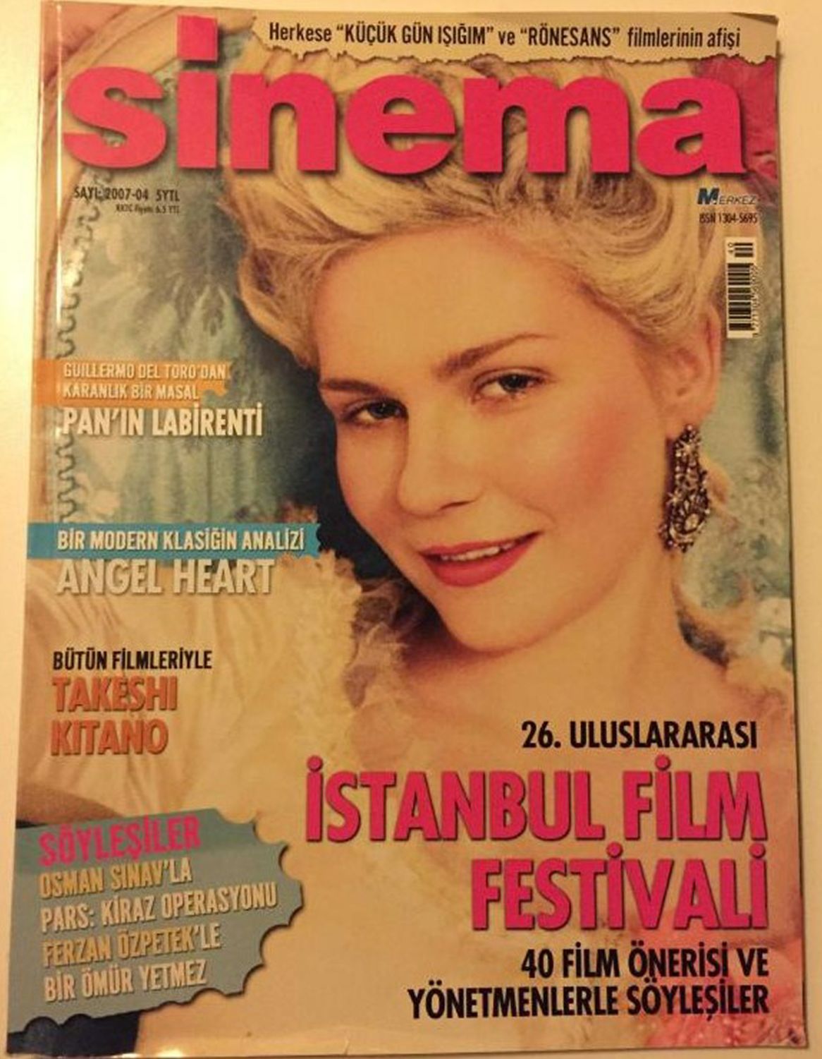 SINEMA magazine side cover  April 2007