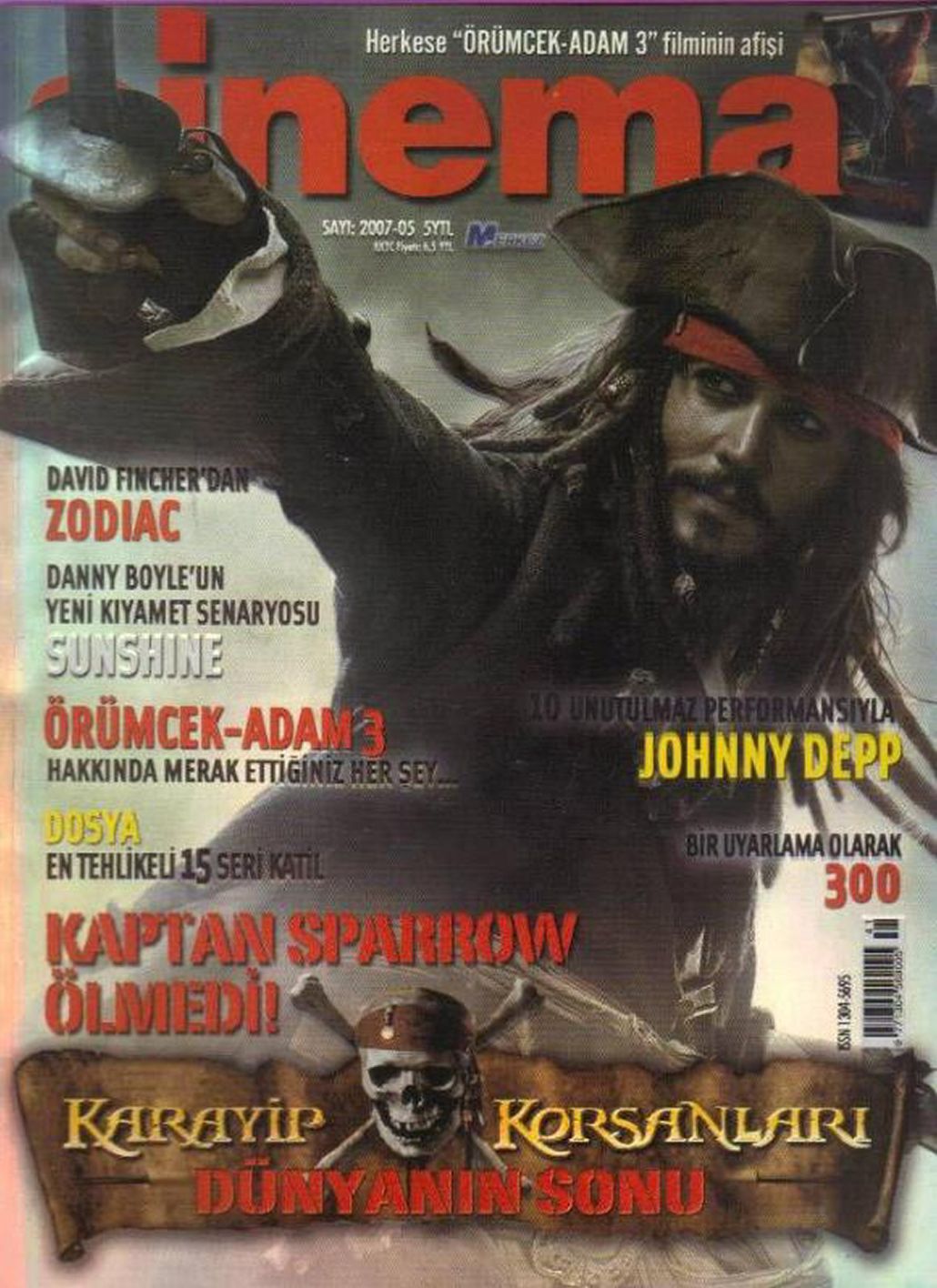 SINEMA magazine side cover  May 2007
