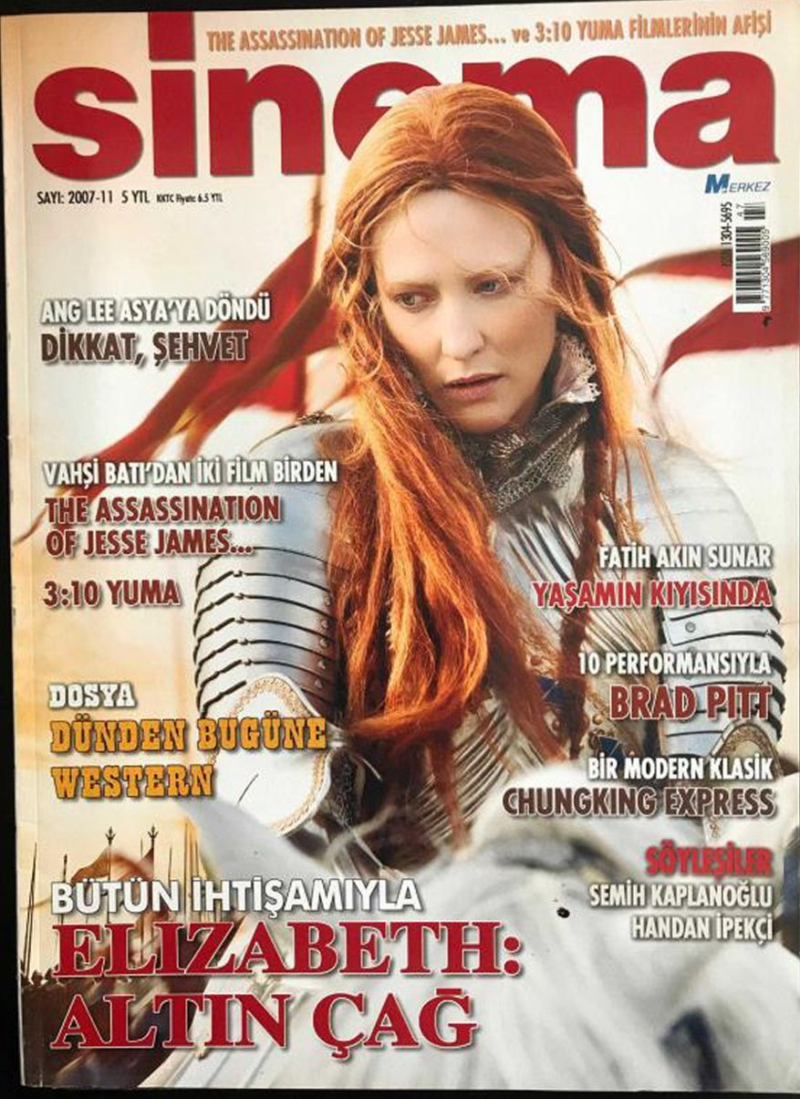 SINEMA magazine side cover  November 2007