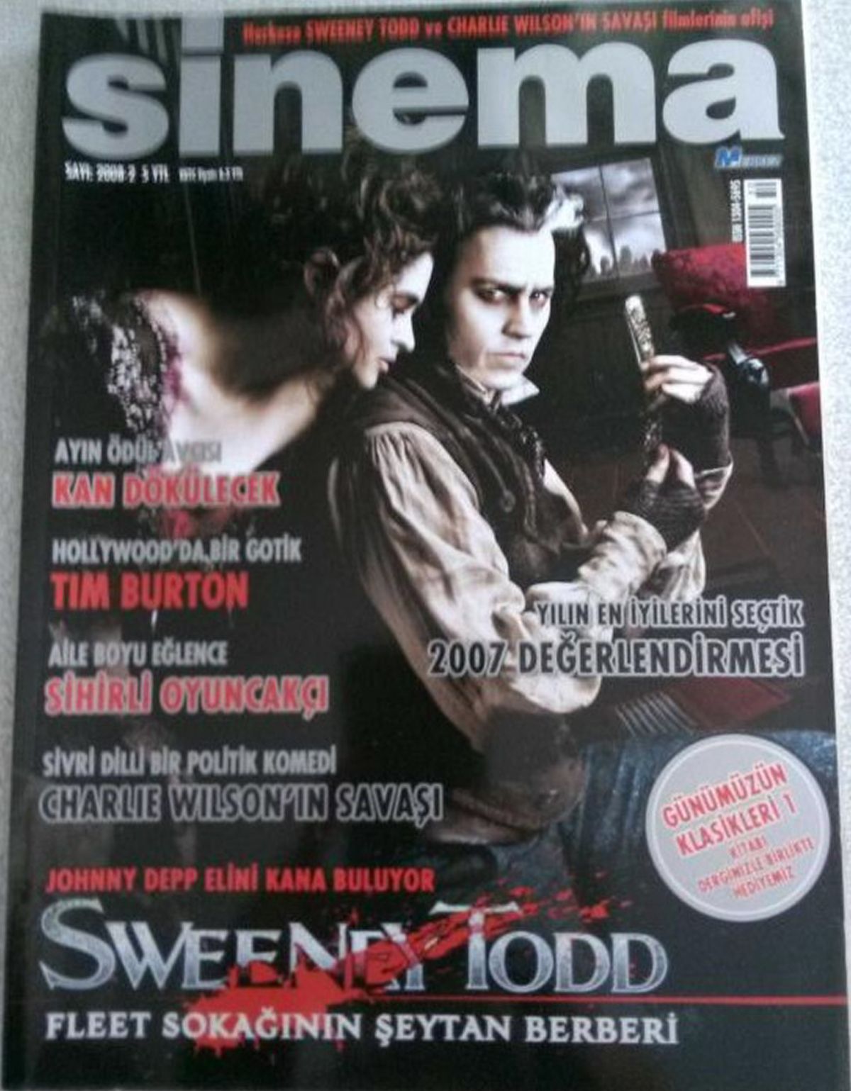SINEMA magazine side cover  February 2008