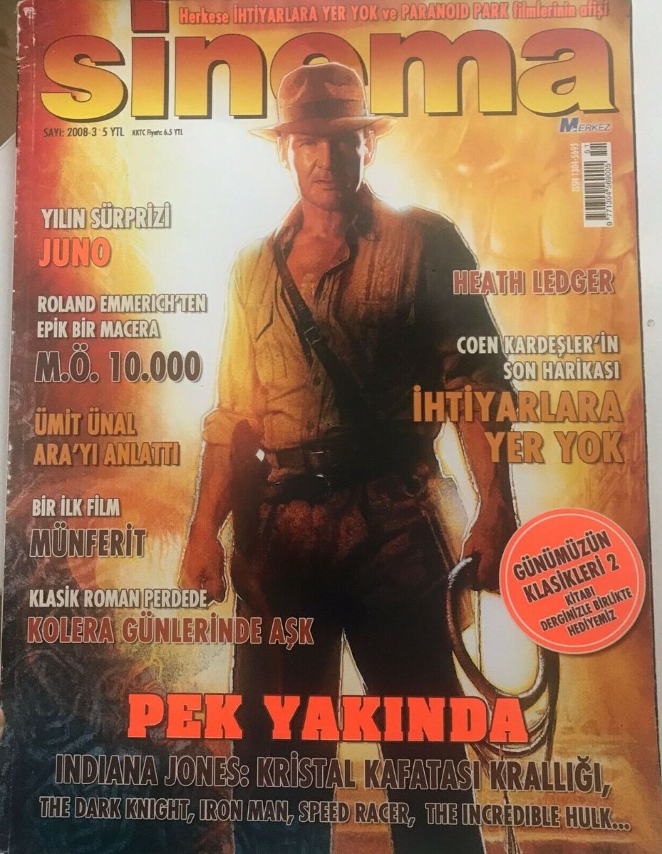 SINEMA magazine side cover  March 2008