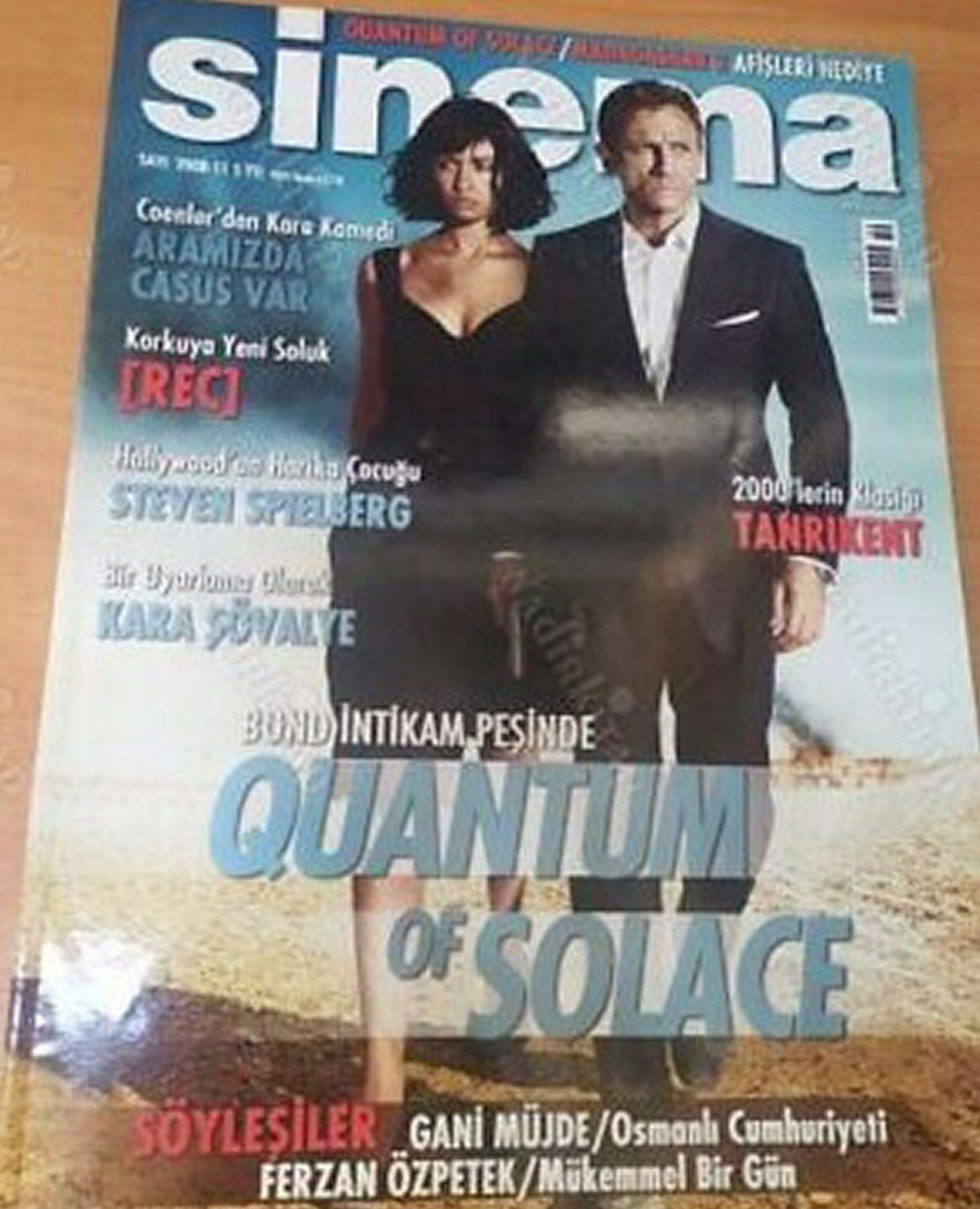 SINEMA magazine side cover  November 2008