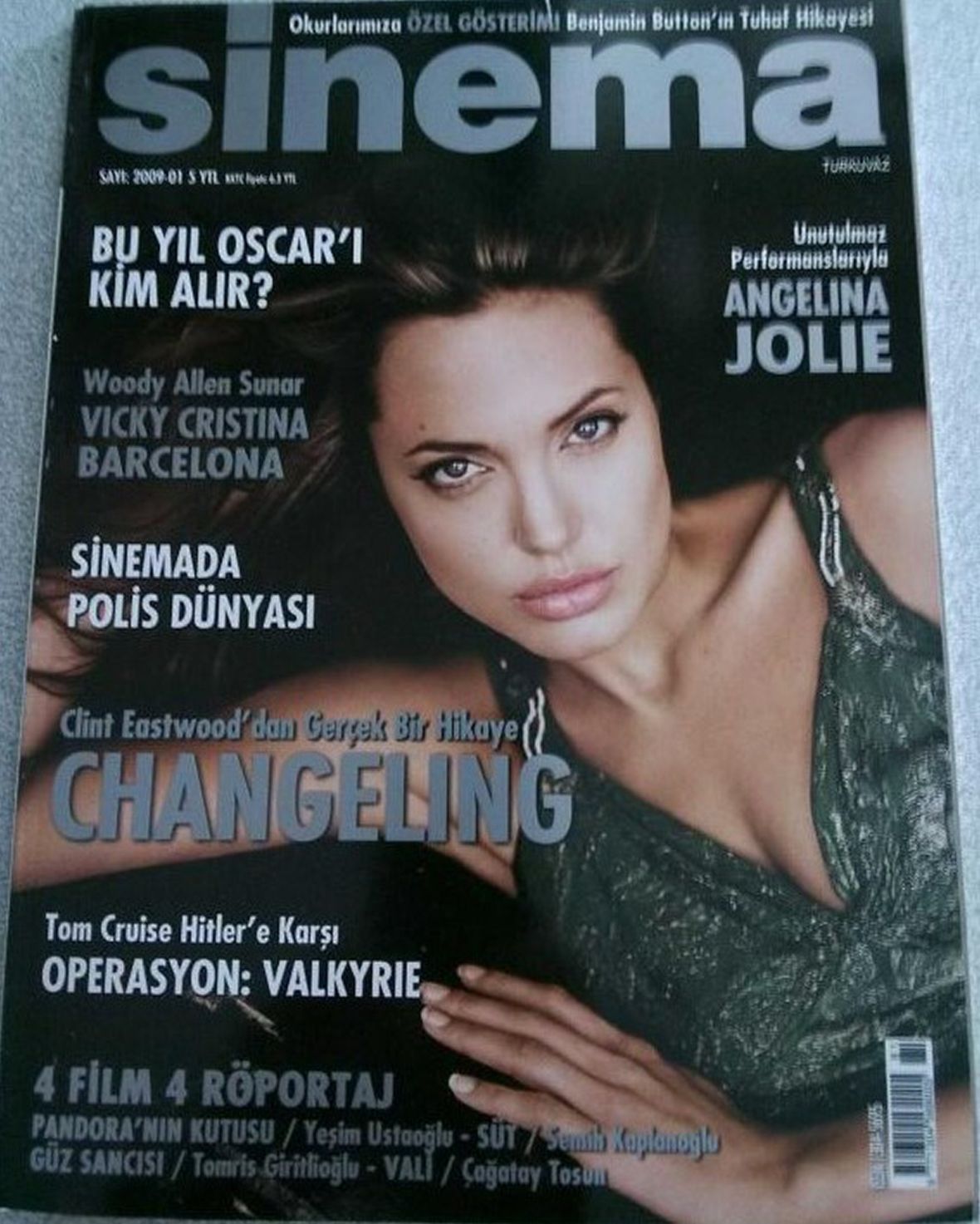 SINEMA magazine side cover  January 2009