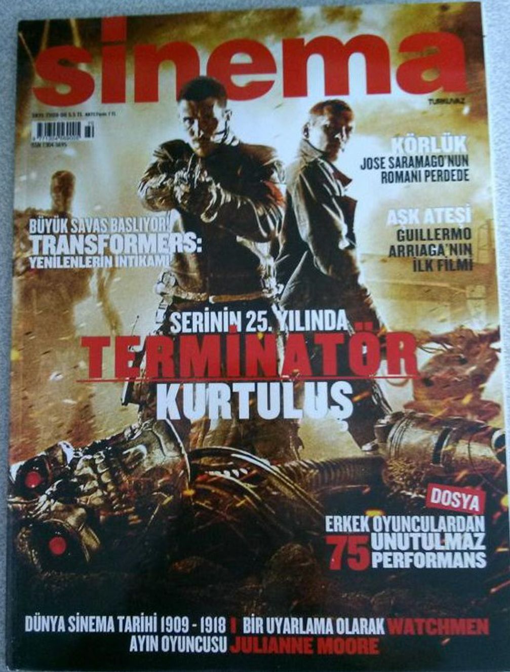 SINEMA magazine side cover  June 2009