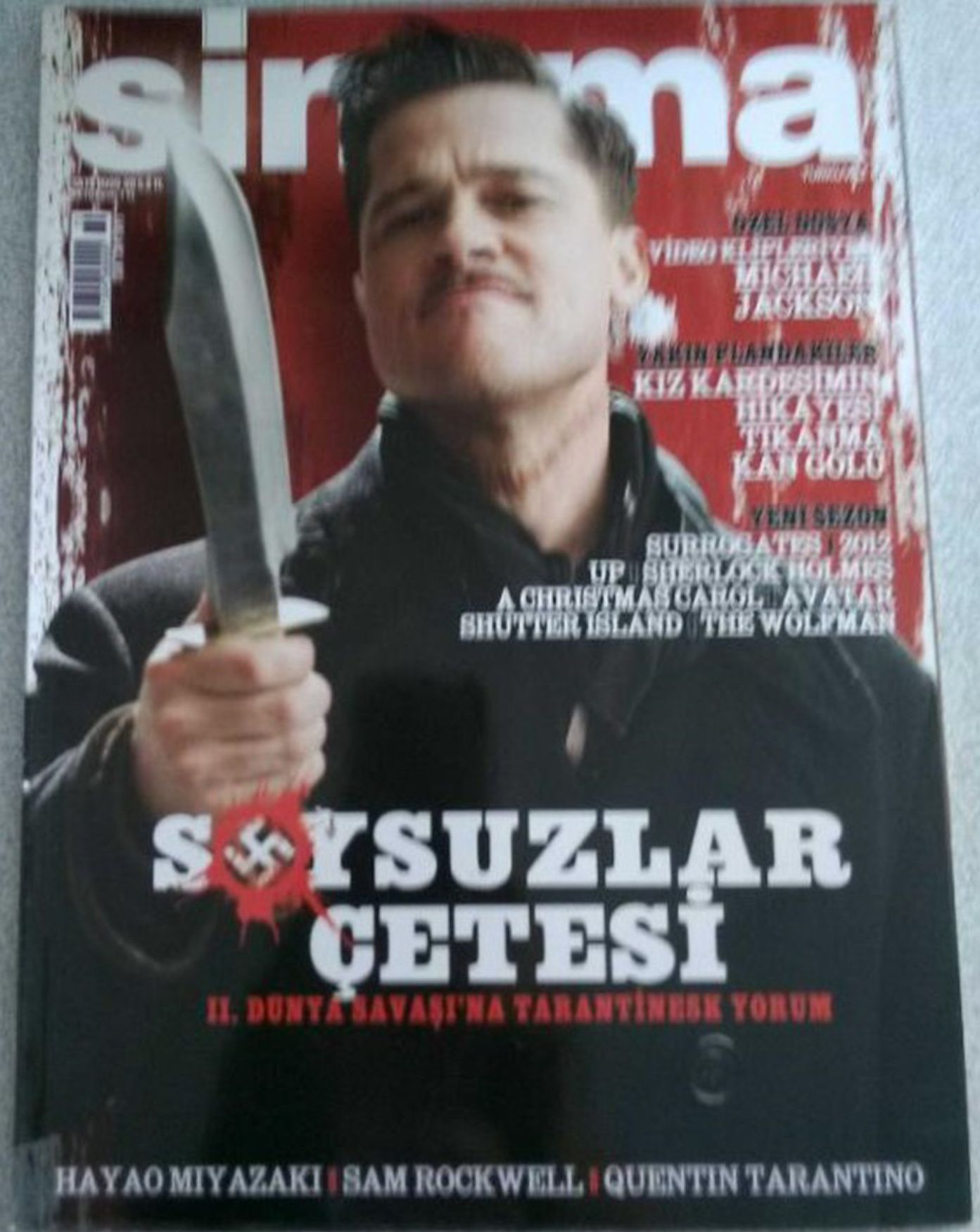 SINEMA magazine side cover  August 2009