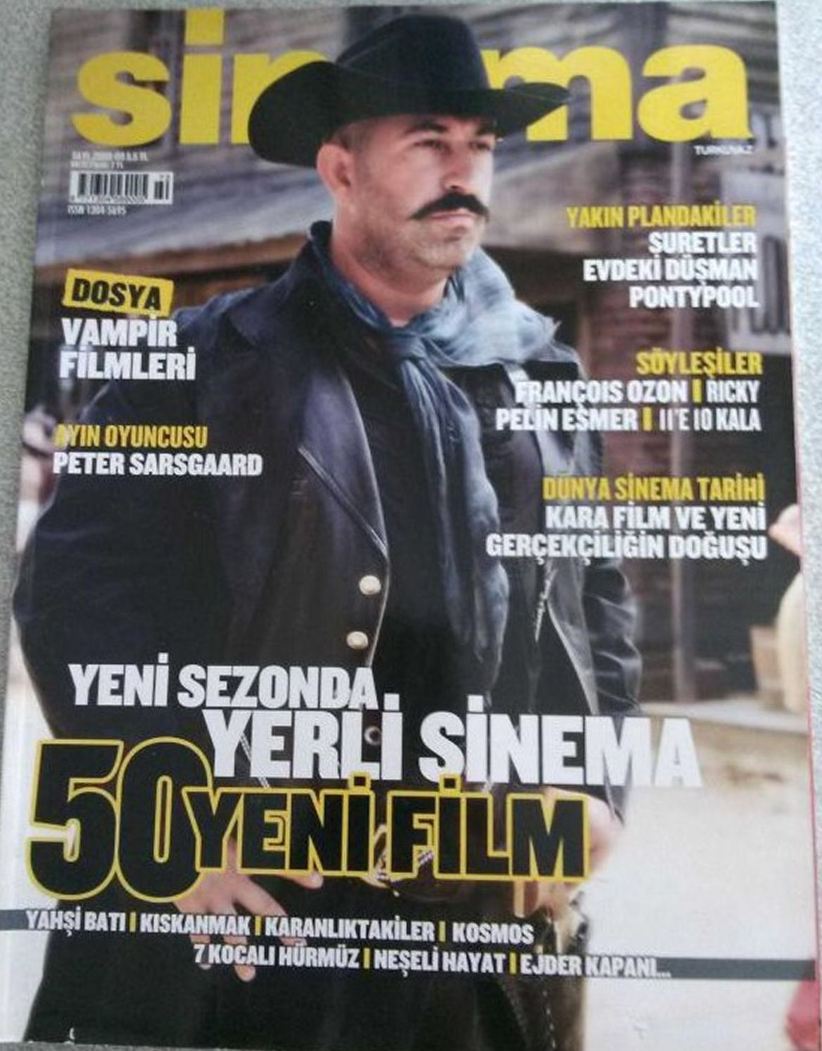 SINEMA magazine side cover  September 2009