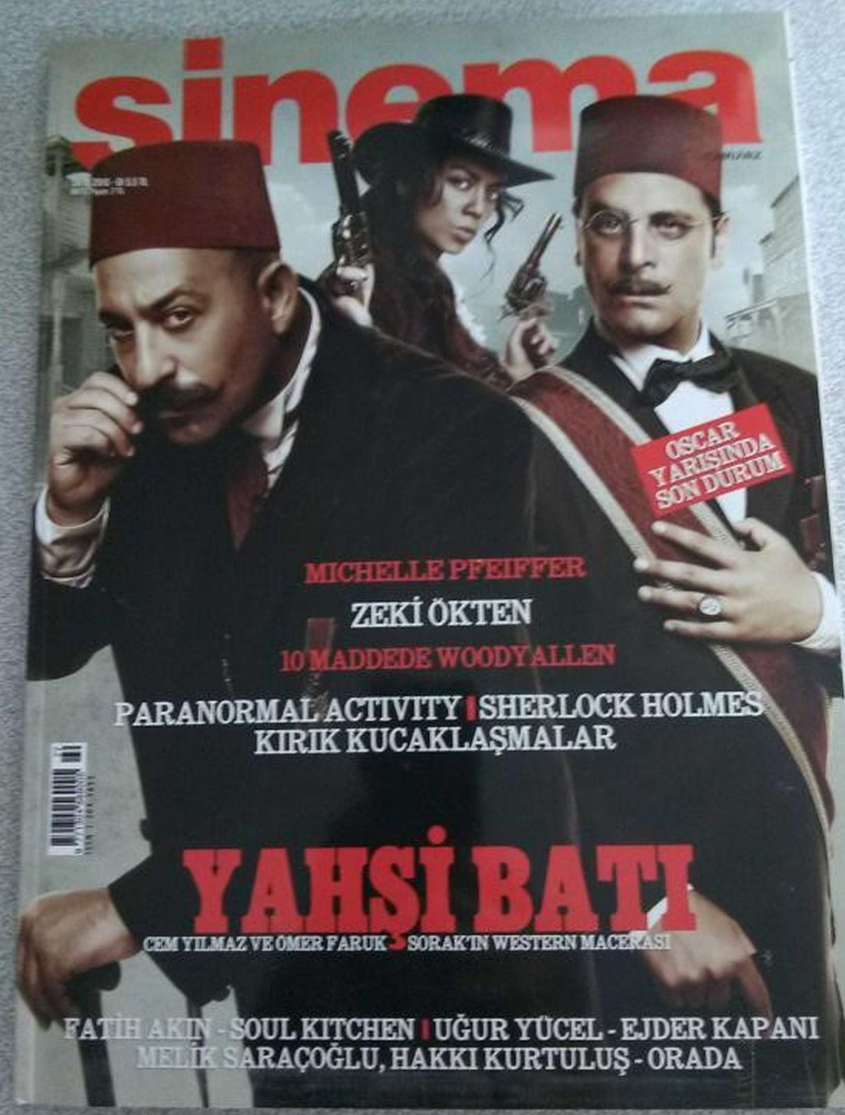 SINEMA magazine side cover  January 2010