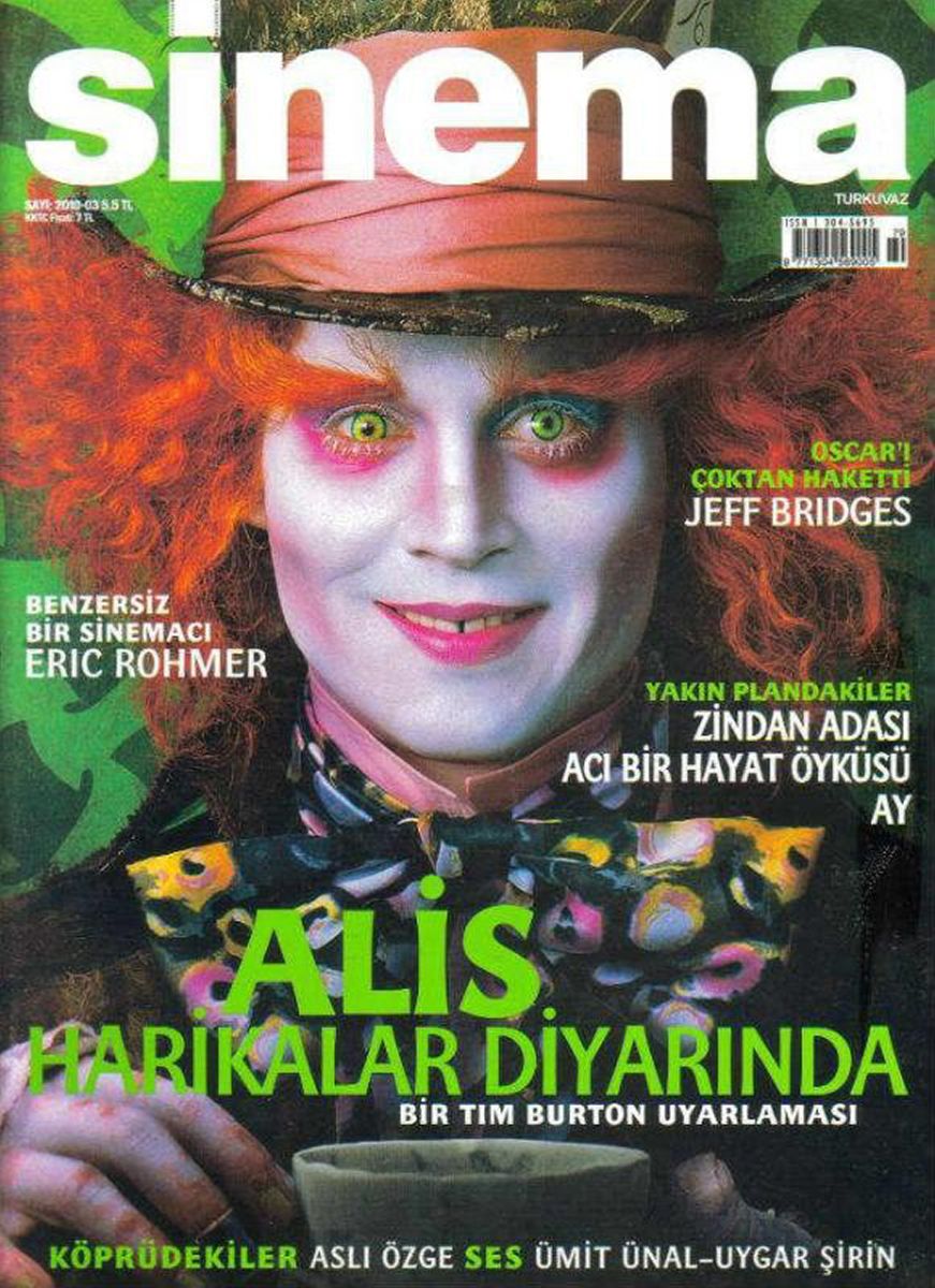 SINEMA magazine side cover  March 2010