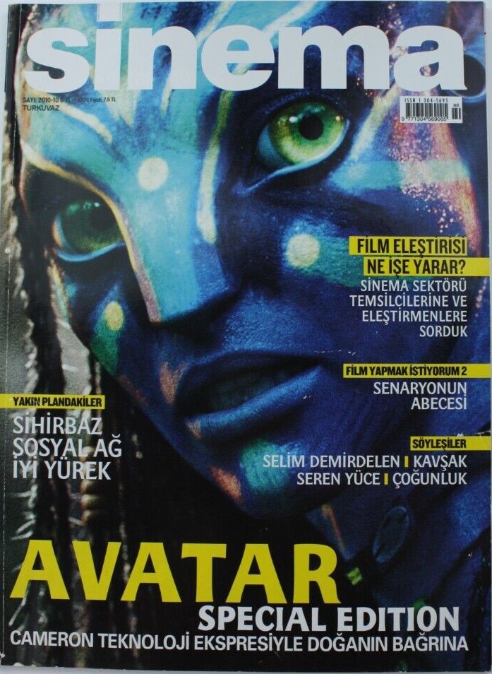 SINEMA magazine side cover  October 2010