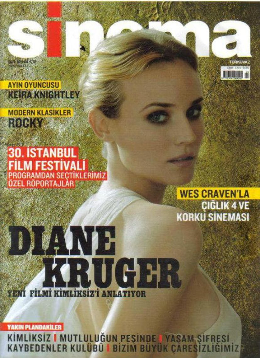SINEMA magazine side cover  April 2011