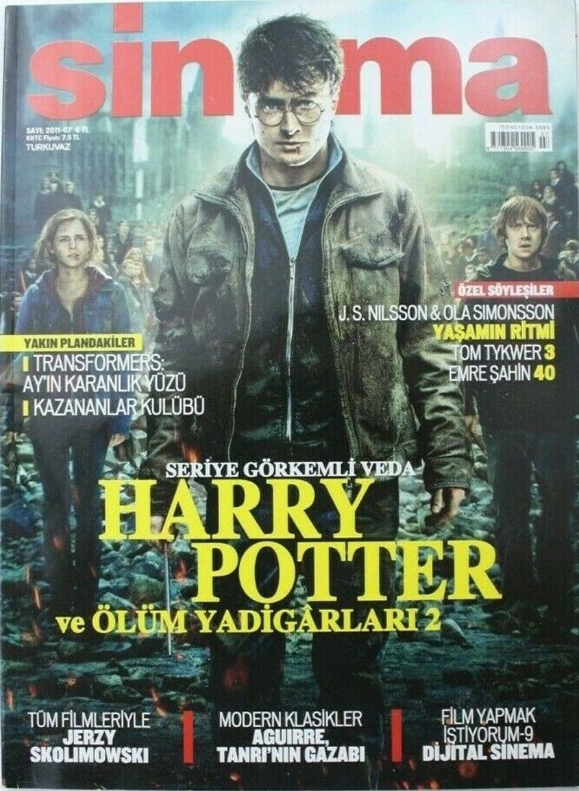 SINEMA magazine side cover  July 2011