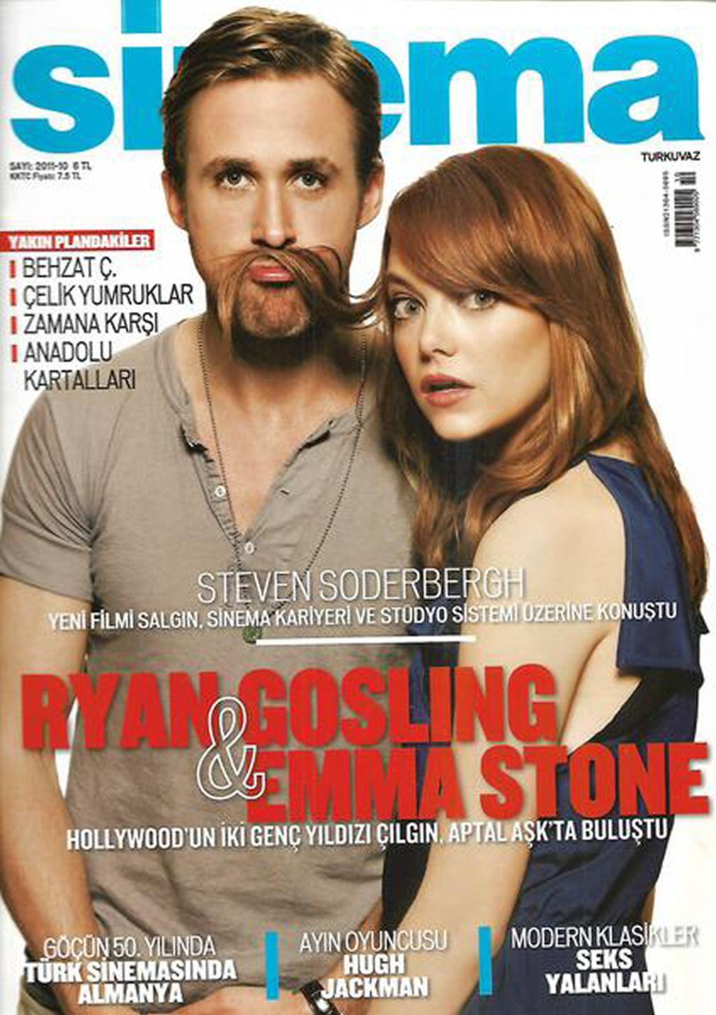 SINEMA magazine side cover  October 2011