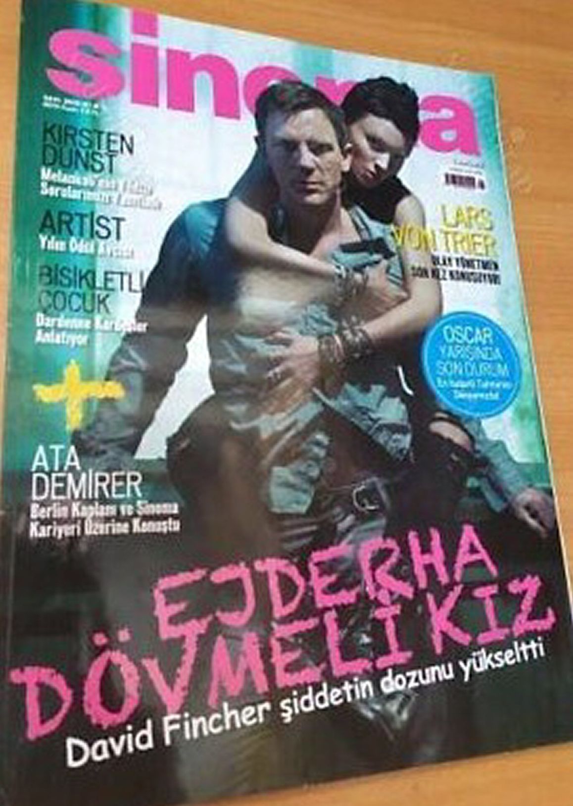 SINEMA magazine side cover  January 2012