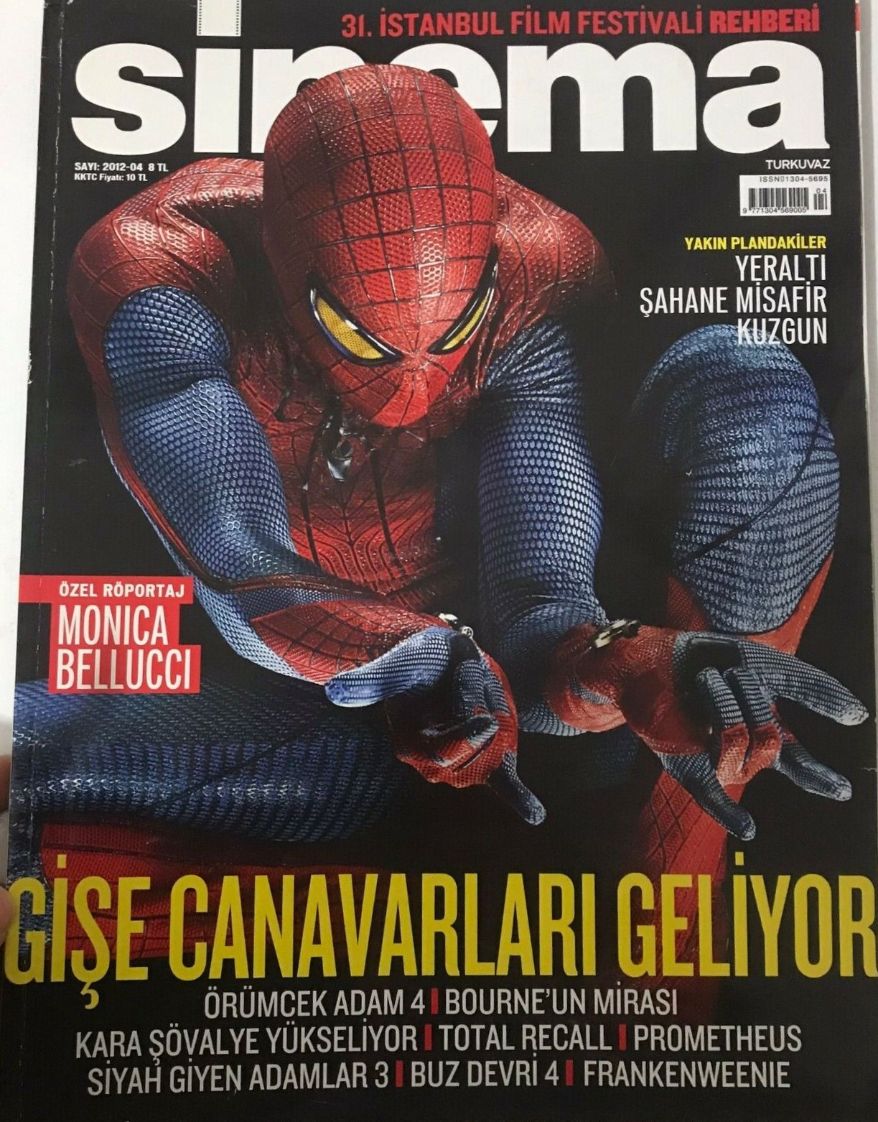 SINEMA magazine side cover  April 2012