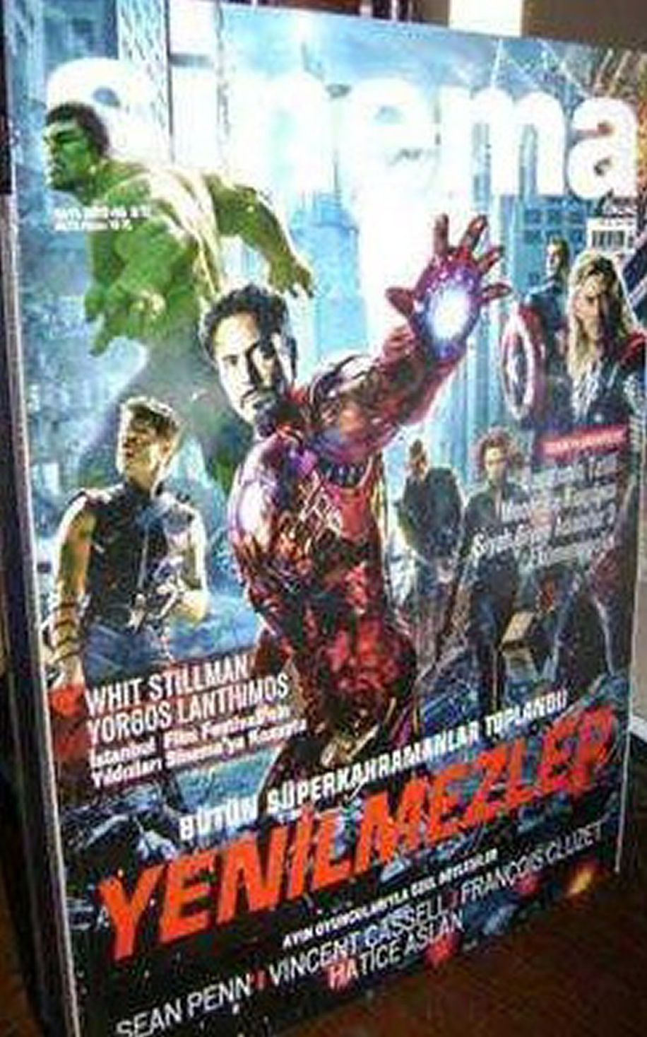 SINEMA magazine side cover  May 2012