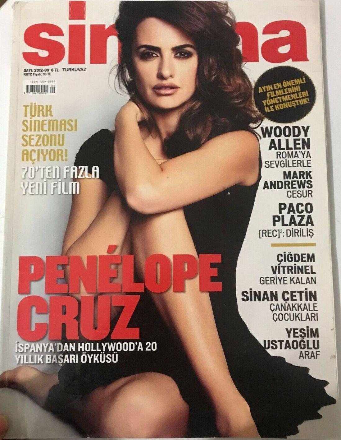 SINEMA magazine side cover  September 2012