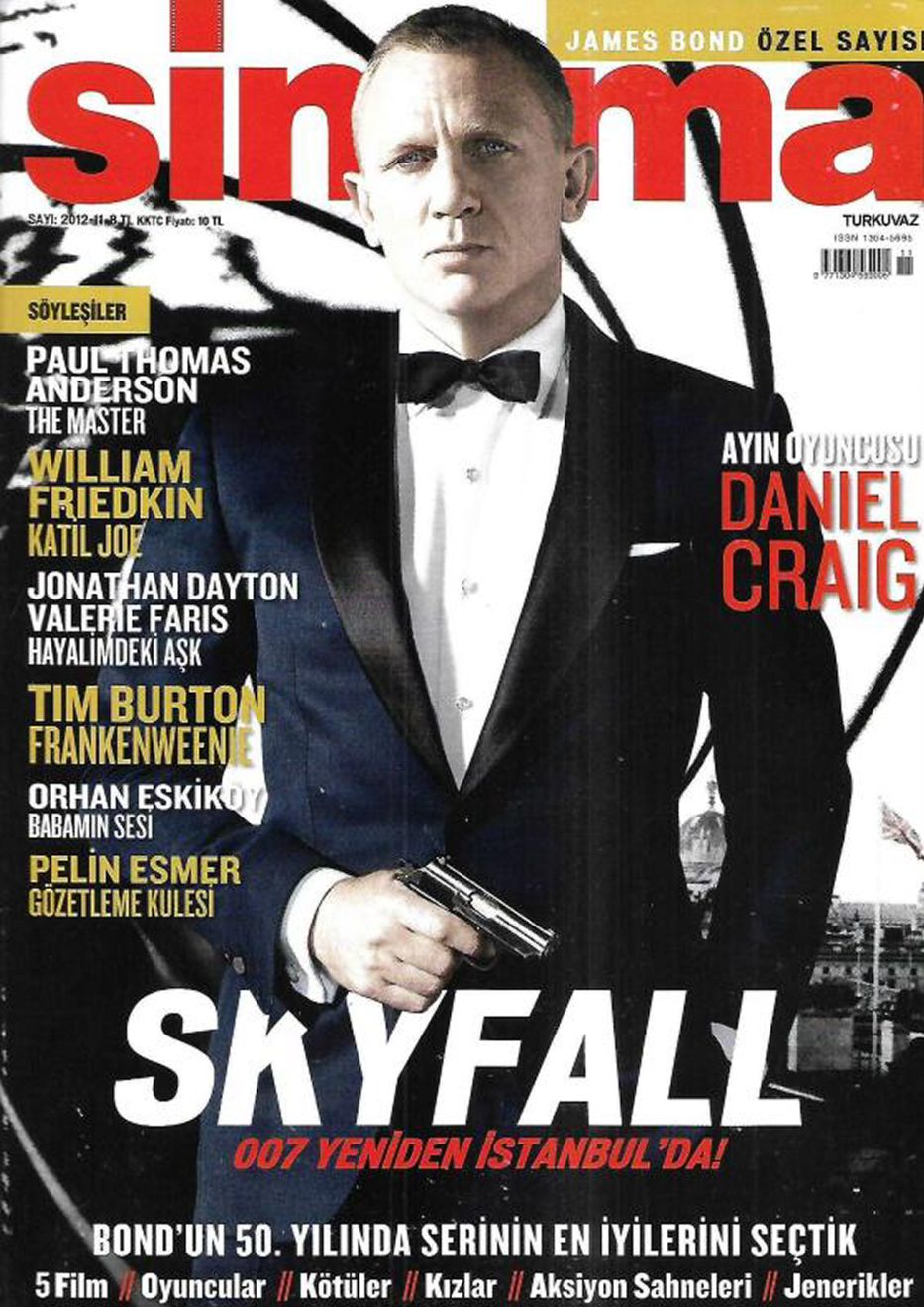 SINEMA magazine side cover  November 2012