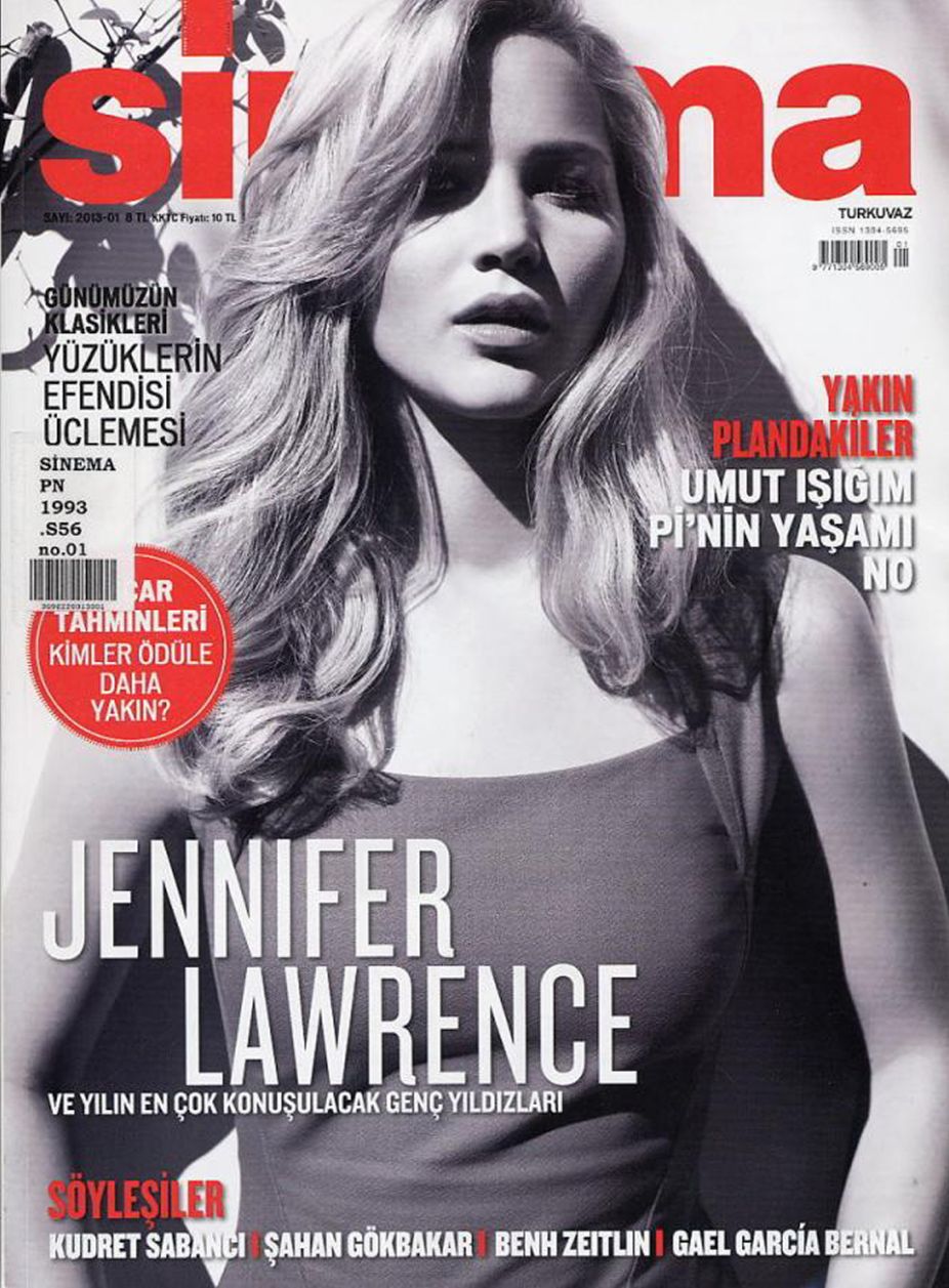 SINEMA magazine side cover  January 2013