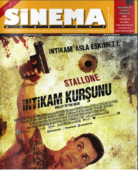 ANTRAKT SINEMA GAZETESI magazine side cover Issue 14 7 June 2013