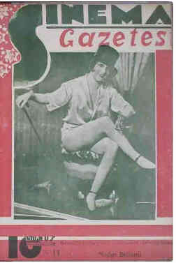 SINEMA GAZETESI magazine side cover Issue 11  1929