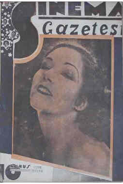 SINEMA GAZETESI magazine side cover Issue 8  1929