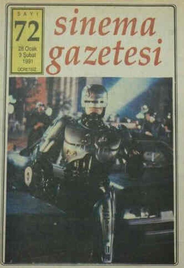 SINEMA GAZETESI (1990S) magazine side cover Issue 72 28 January 1991