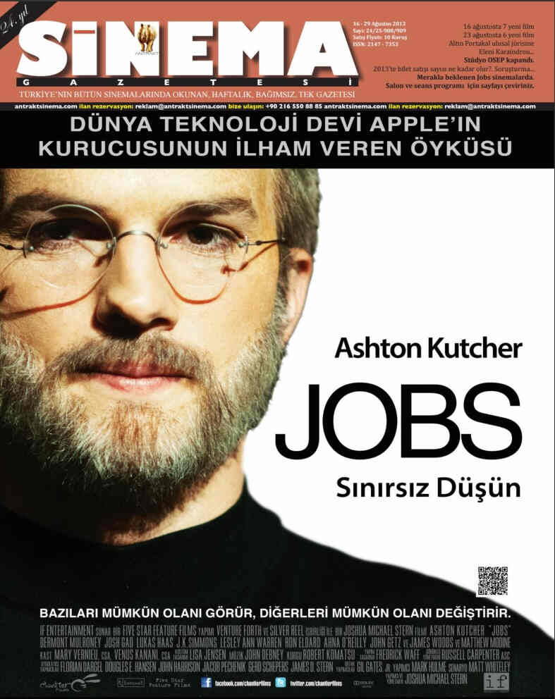 ANTRAKT SINEMA GAZETESI magazine side cover Issue 24-25 16 August 2013