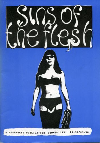 SINS OF THE FLESH (90s) magazine side cover Issue 1 Summer 1991