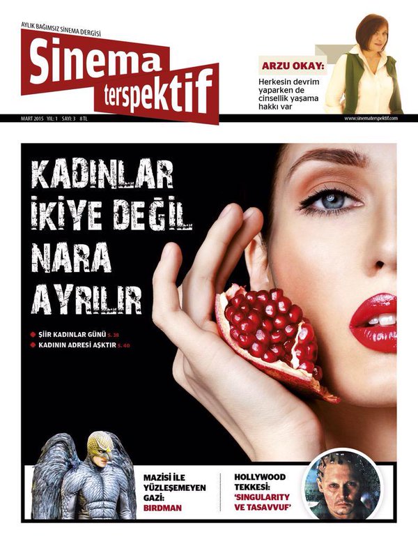 SINEMA TERSPEKTIF magazine side cover Issue 3 March 2015