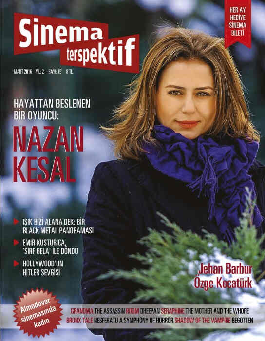 SINEMA TERSPEKTIF magazine side cover Issue 15 March 2016