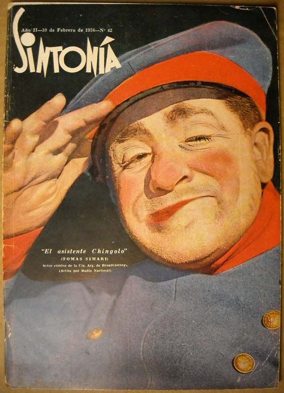 SINTONIA magazine side cover Issue 42 10 February 1934