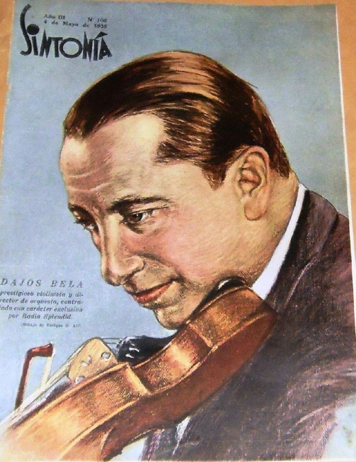 SINTONIA magazine side cover 4 May 1935