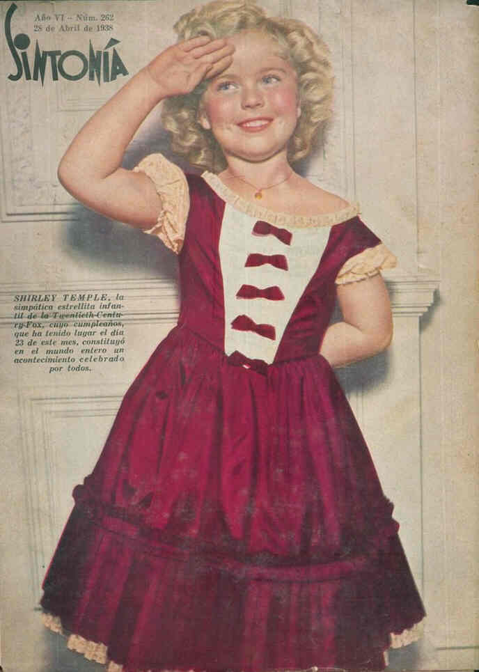 SINTONIA magazine side cover 28 April 1938