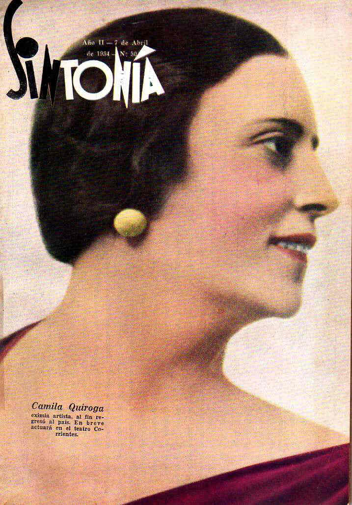 SINTONIA magazine side cover Issue 50 7 April 1934