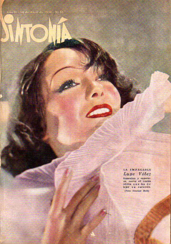 SINTONIA magazine side cover Issue 51 14 April 1934