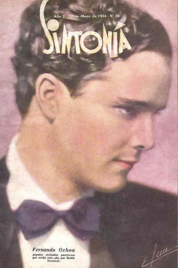 SINTONIA magazine side cover Issue 55 12 May 1934