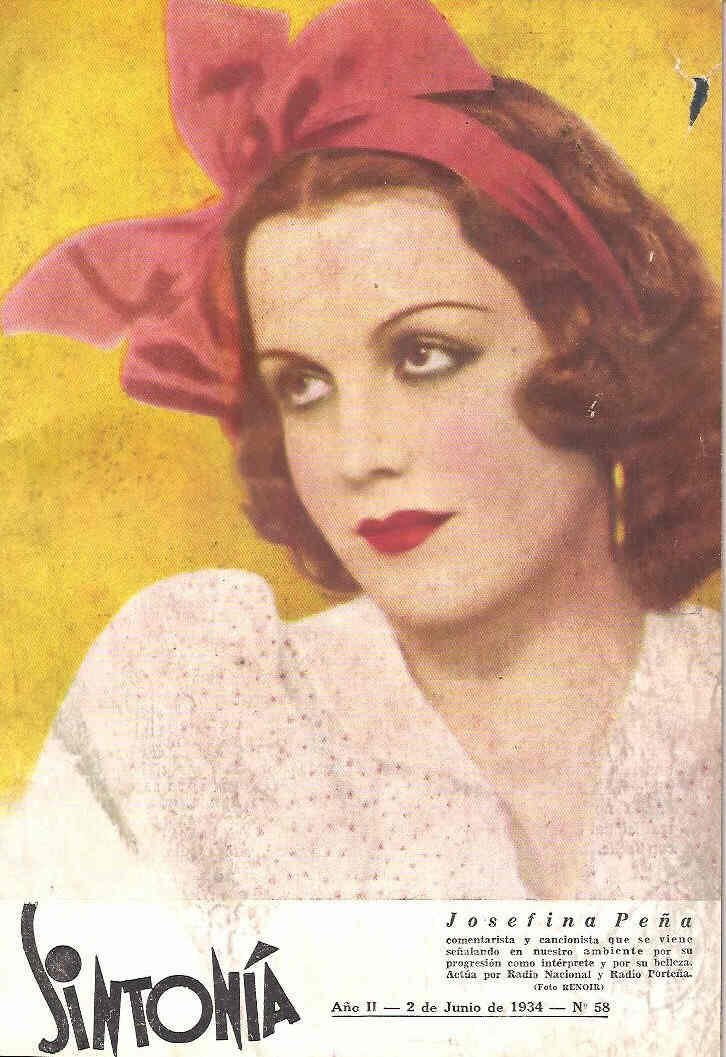 SINTONIA magazine side cover Issue 58 2 June 1934