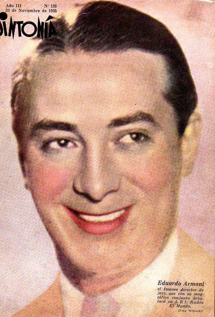 SINTONIA magazine side cover Issue 135 23 November 1935