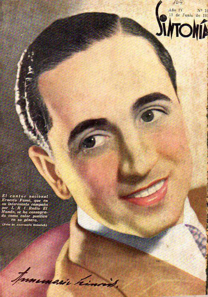 SINTONIA magazine side cover Issue 164 13 June 1936
