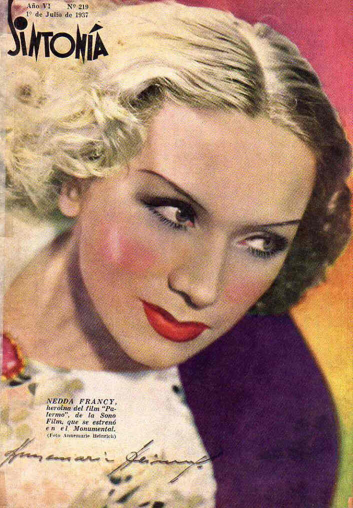 SINTONIA magazine side cover Issue 219 1 July 1937
