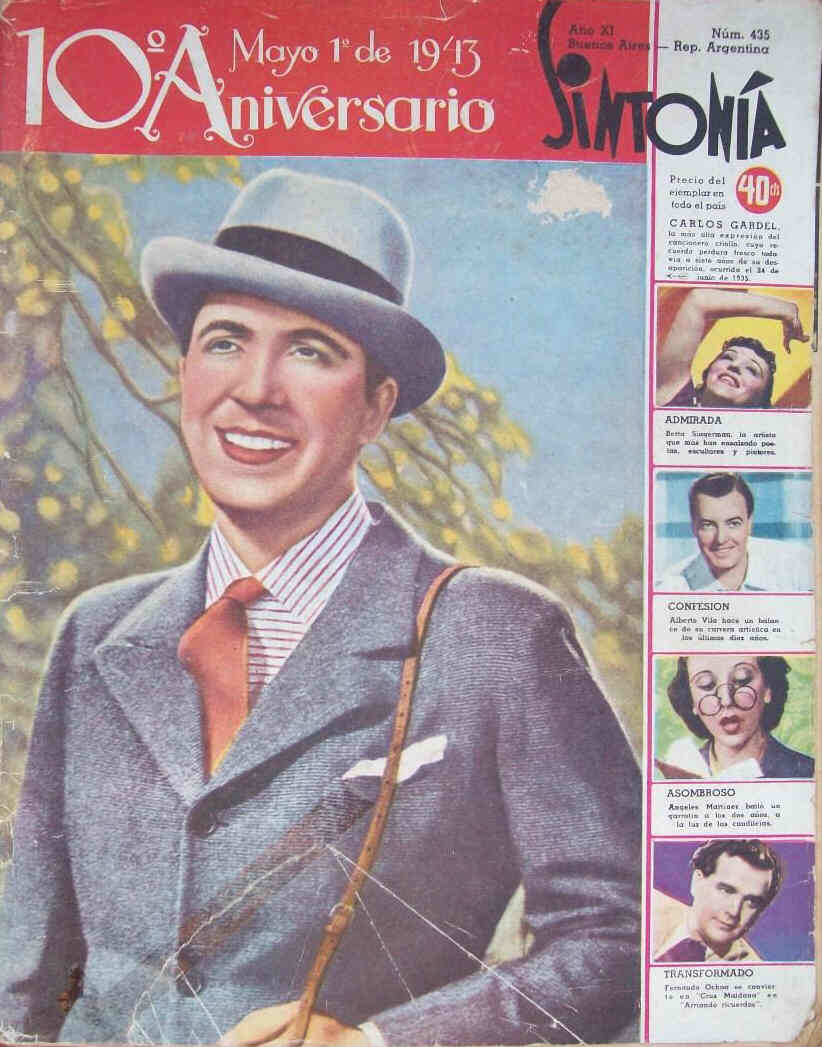 SINTONIA magazine side cover Issue 435 1 May 1943
