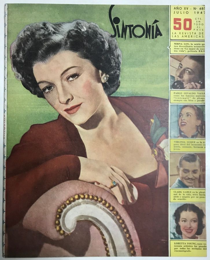 SINTONIA magazine side cover Issue 485  July 1947
